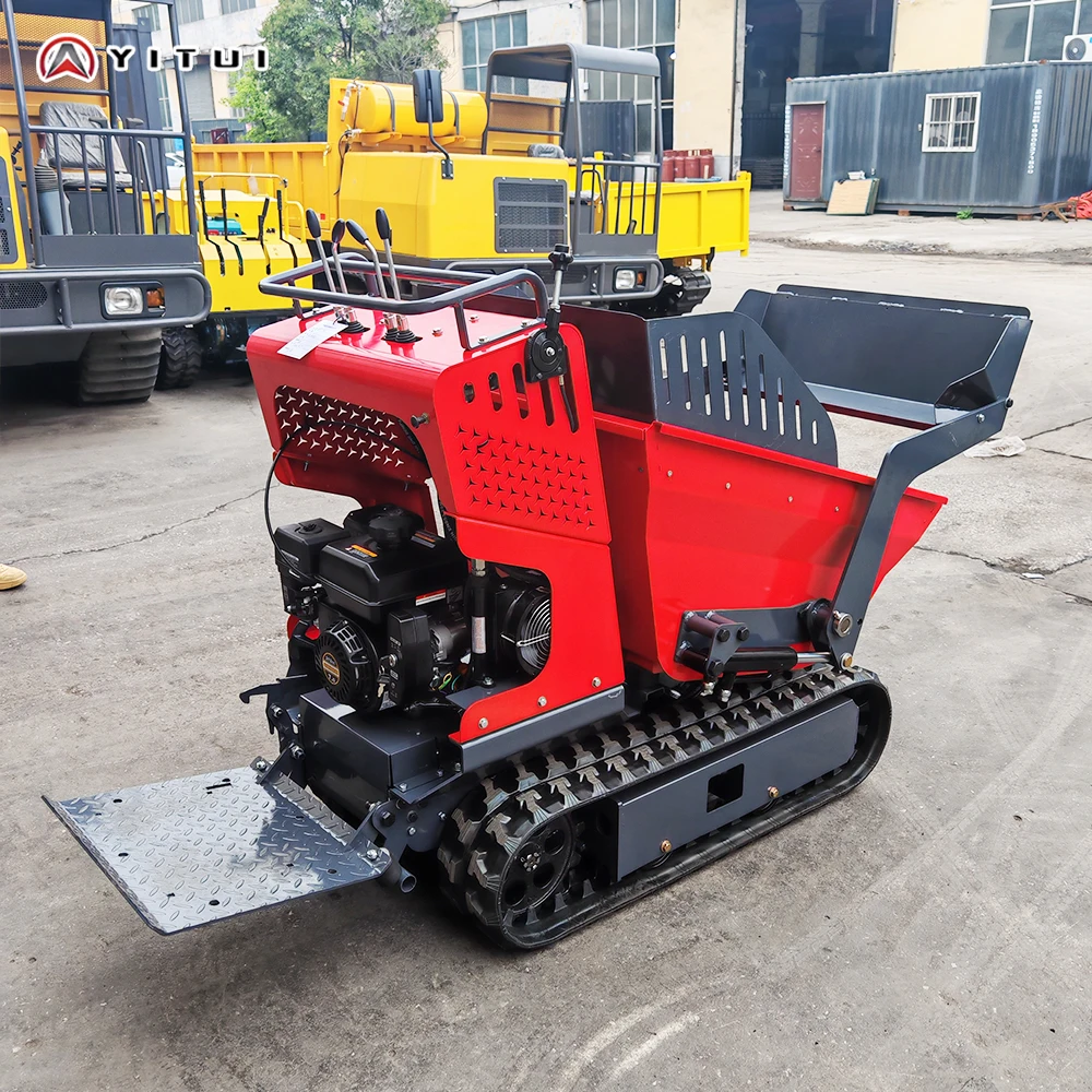 Hot Sell Mini Dump Truck Portable Hydraulic Tipping Garden Yard Small Cargo Dumper Factory Direct Supply Customized