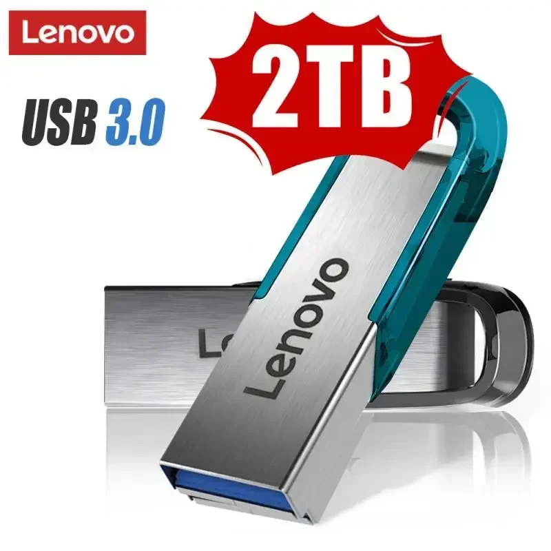 Lenovo 2TB Usb 3.0 Flash Drives High Speed Metal Pendrive 1TB 512GB 256GB Portable Usb Drive Waterproof Memoria Usb Flash Disk