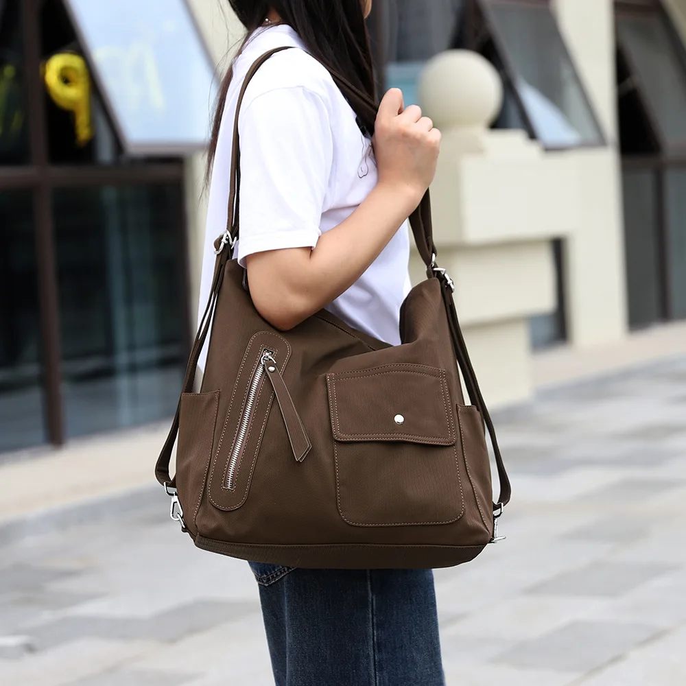 

Multipurpose shoulder backpack Spice girl locomotive bag tote women's bag spring and summer versatile messenger bag fashion