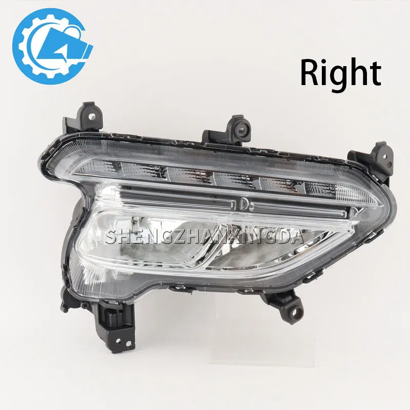 Hyundai Santa Fe Sports Ix45 2016 2017 2018 Led Drl Daytime Running Light Fog Light Fog Light Car Parts Fog Light Assembly