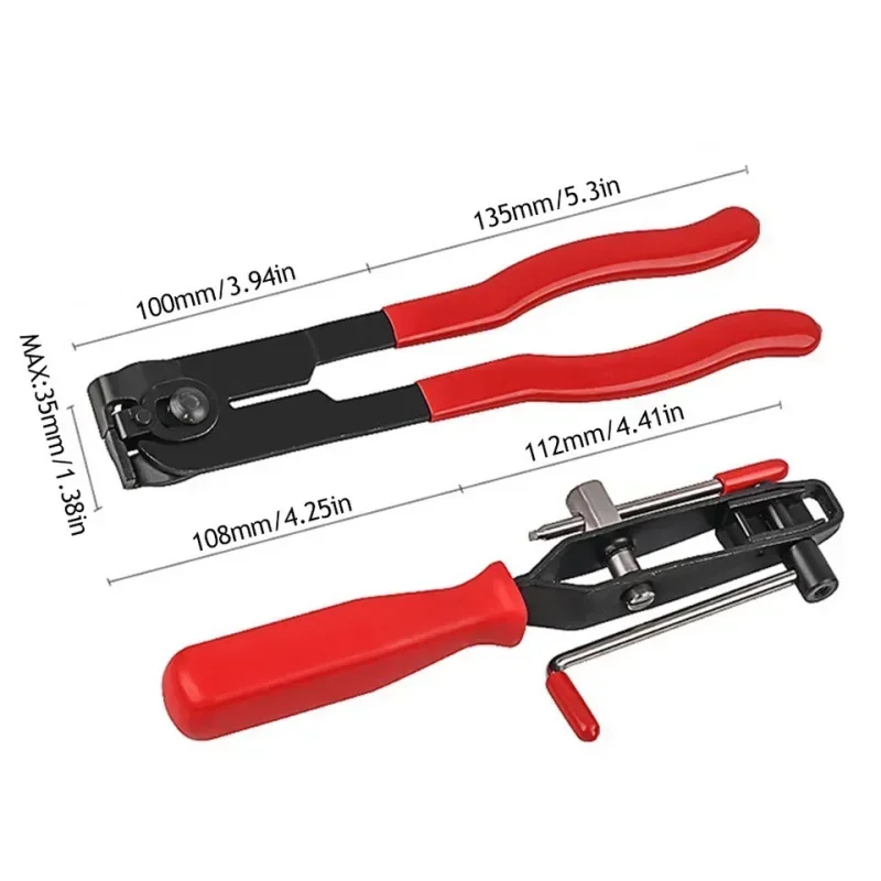 Cutting Pliers Single Ear Endless Clamp Hose Clamp Crimping Tool Set Ball Cage Clamp Removal Tool CV Joint Boot  Pliers