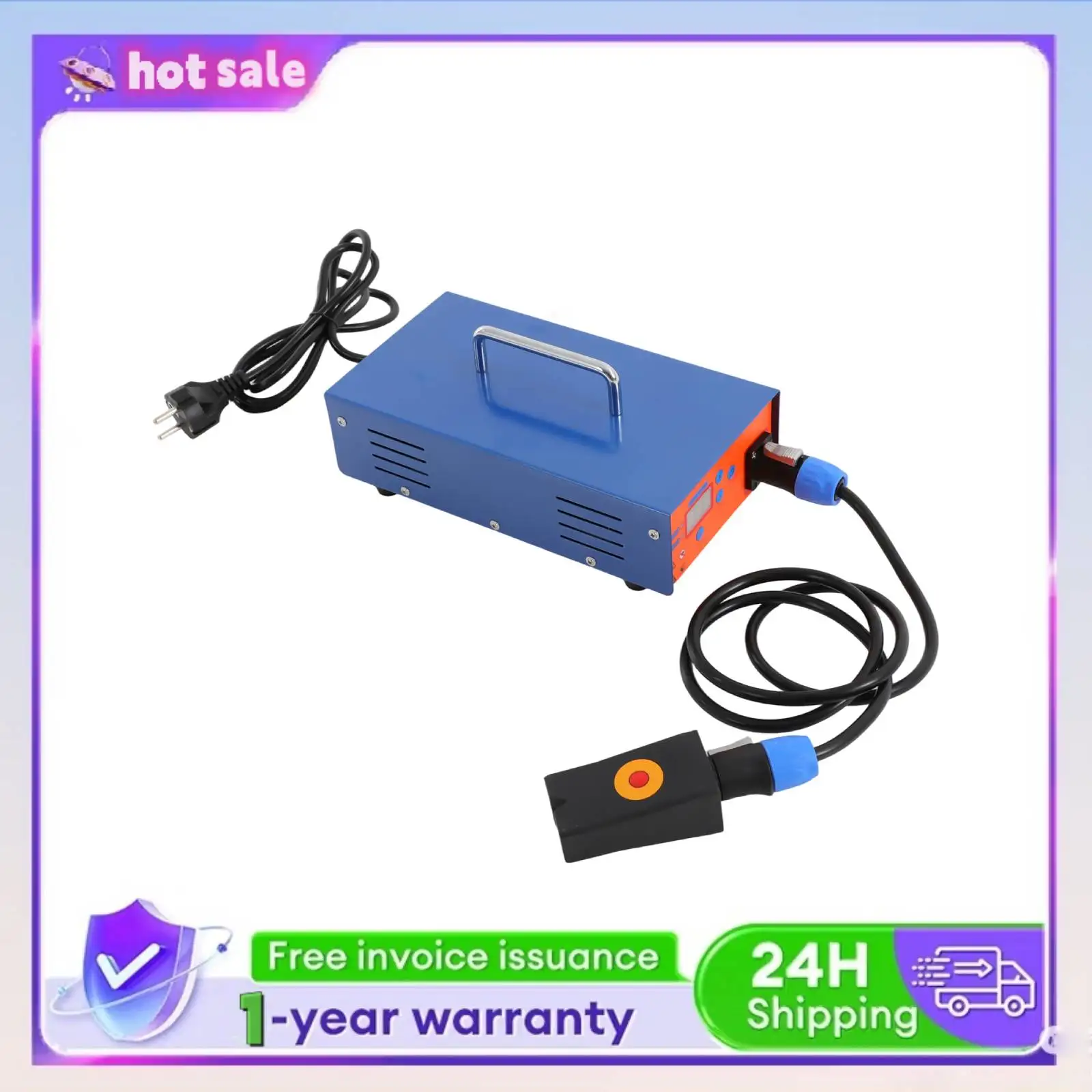 

1.38KW Induction Heater Streak-free Repair Hot Box Car Paintless Depression Repair Tool with Digital Screen for Repair Dents