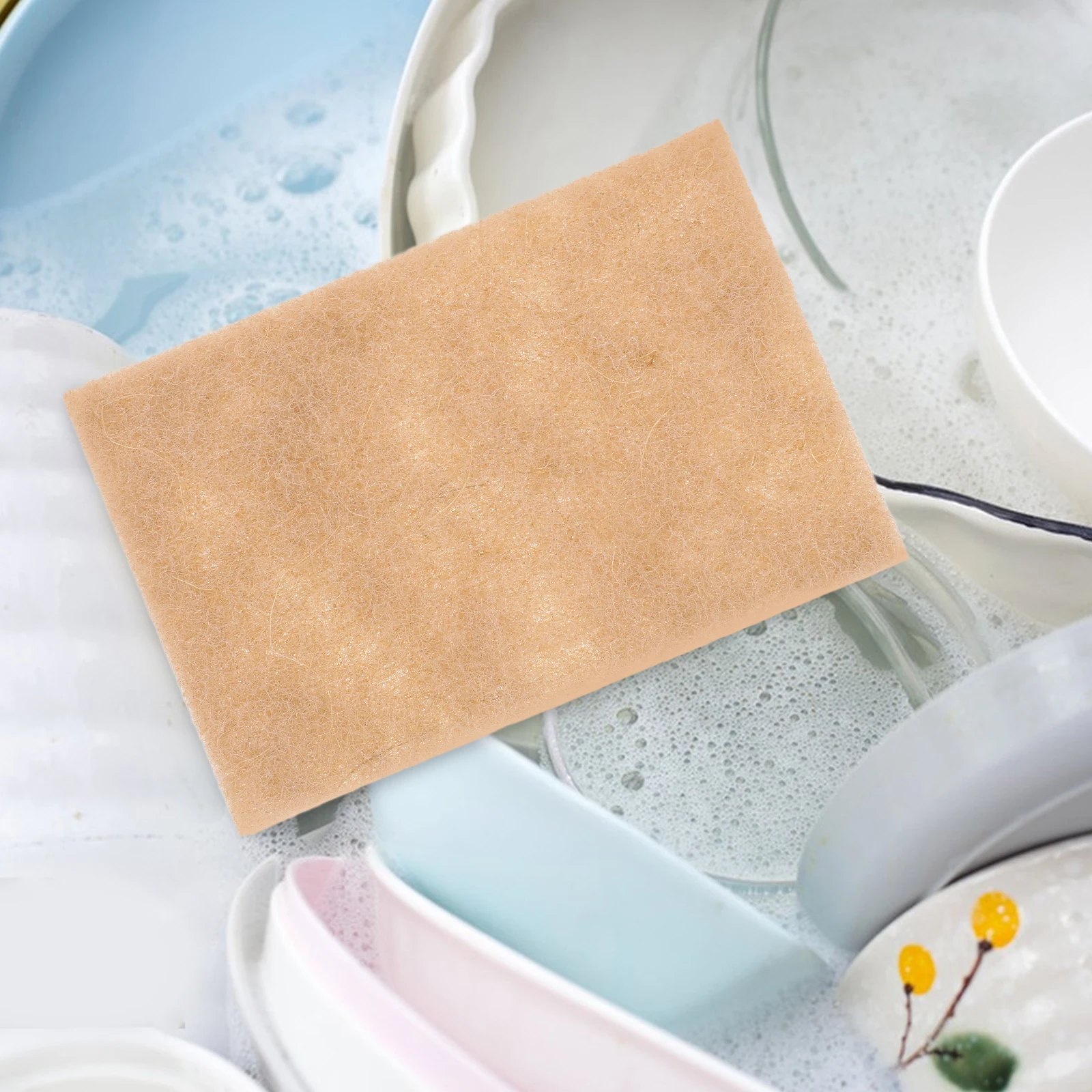 

20pcs Sisal Scrubbing Pads Heavy Duty Non Scratch Reusable Kitchen Scouring Pads Multipurpose Cleaning Sponge For Household