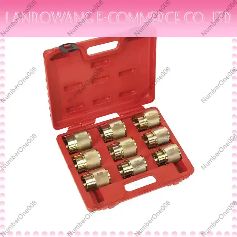 9pcs Motorcycle Fork Seal Driver Kit Removal Tool For Size 35/36/39/41/43/45/46/47/48/49/50/54mm Motorcycle Repair Tool