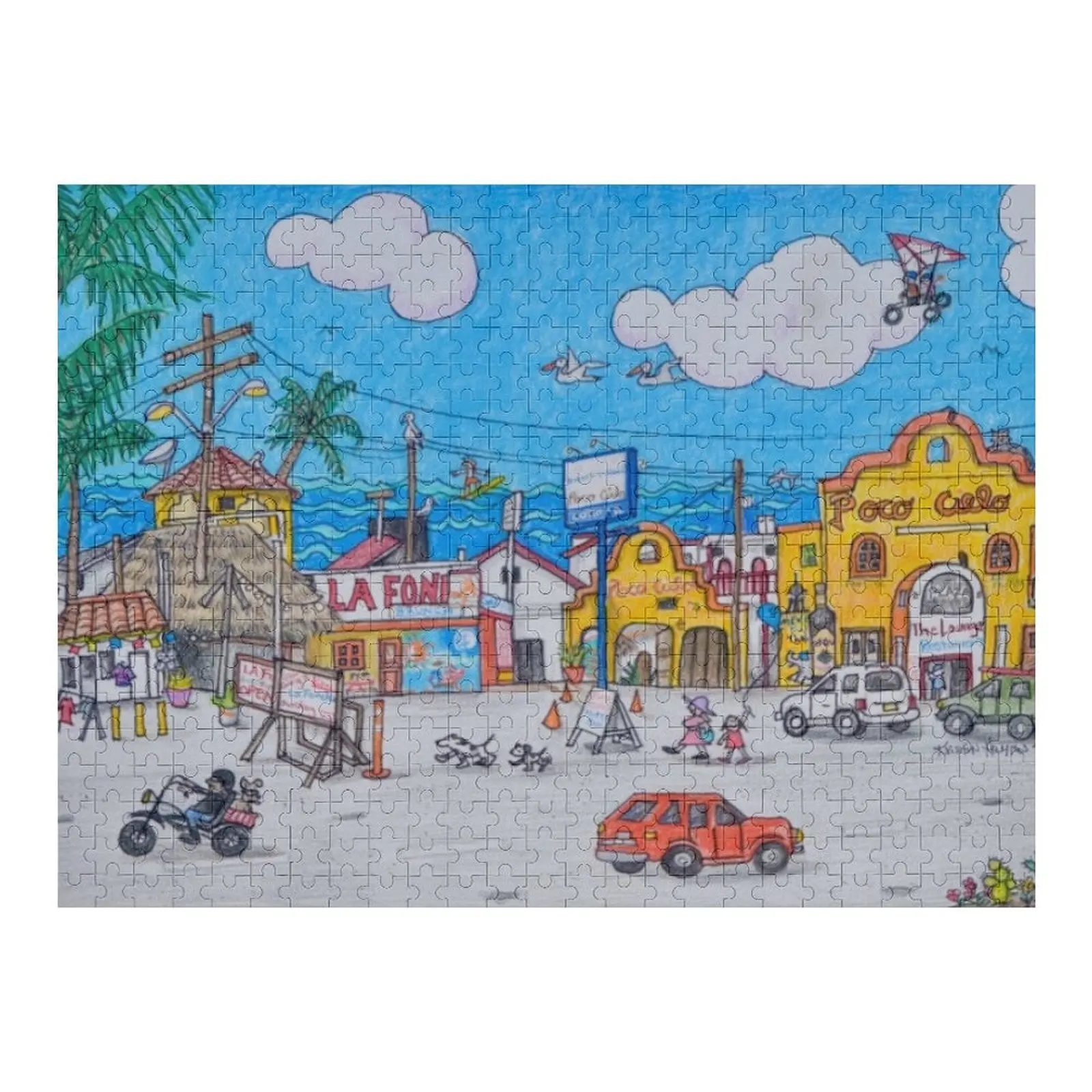 Poco Cielo Bar e Restaurante Quebra-cabeça Quebra-cabeça Nome Personalizado Quebra-cabeça Foto Personalizado