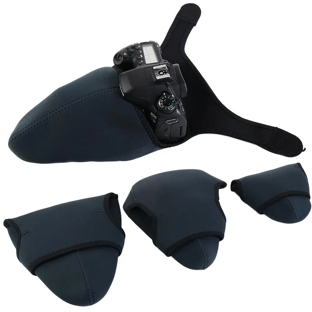 

Portable Soft Neoprene Shockproof S M L Waterproof Camera Bag Camera Cover Camera Liner Case Digital DSLR Bag