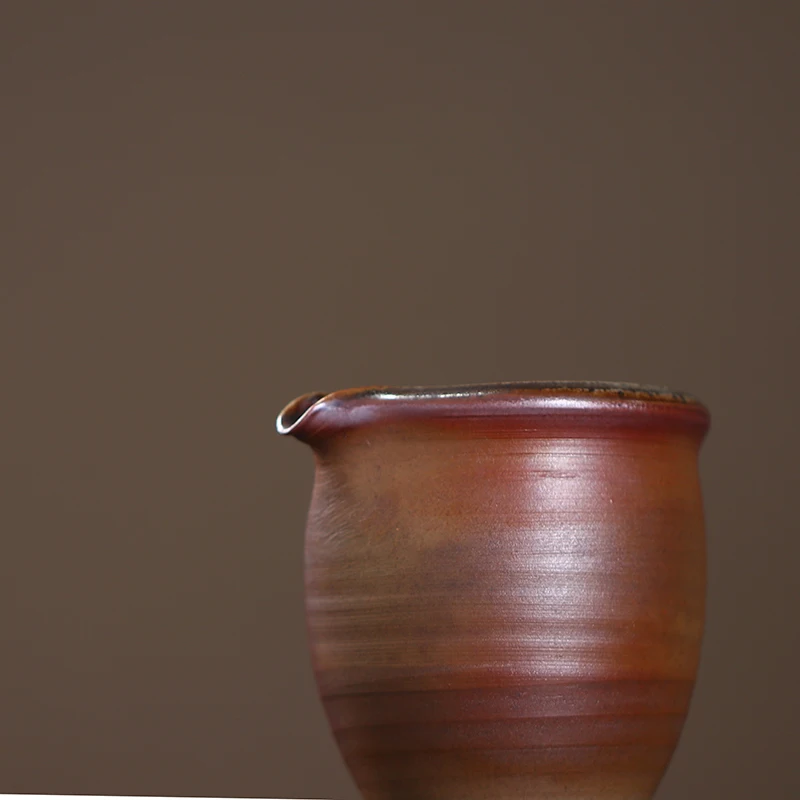 Handmade Stoneware Firewood Burning Pitcher Japanese Retro Firewood Kiln Bare Firewood Burning Burning Tea Pot Set Tea Pitcher