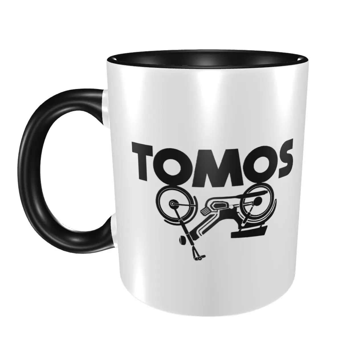 

Кружка для мопеда Tomos, забавные керамические кофейные чашки, чайные кружки, чашка для молока, посуда для напитков, подарки для женщин и мужчин