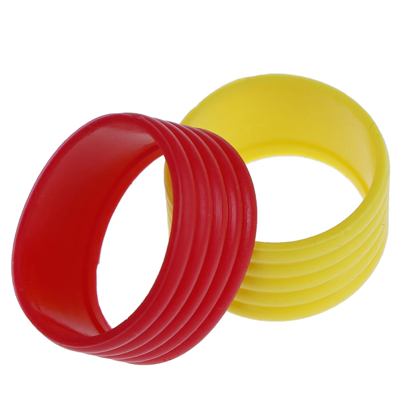 4pcs Stretchy Tennis Racket Handle\'s Rubber Ring Tennis Racquet Band Overgrips