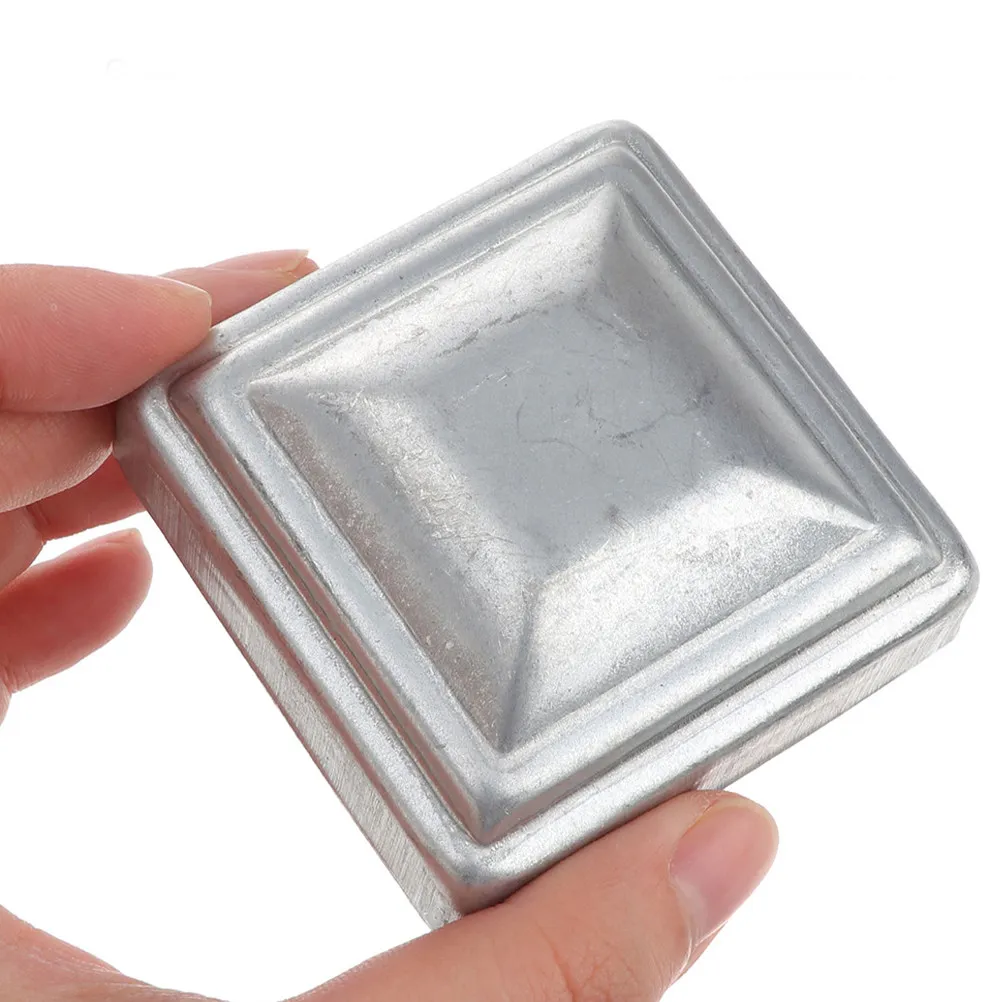 

12 шт. квадратных металлических защитных колпаков для столбов ограждений, железных колонн и перил