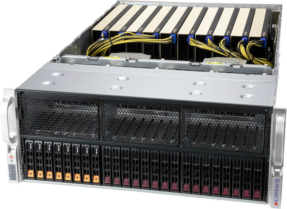 Сервер Cloud Storage SuperMicro SYS-611C-TN4R на складе в стойке