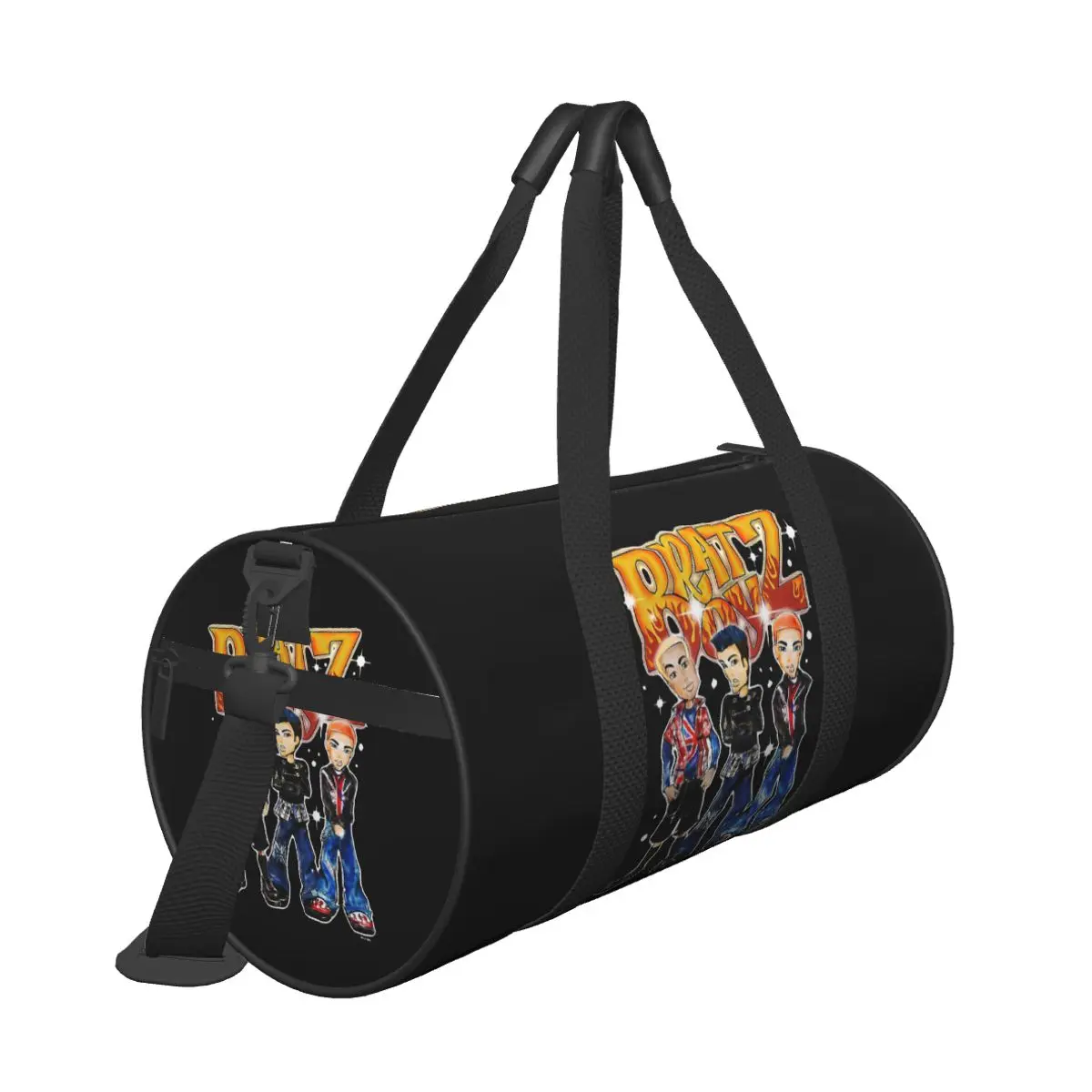 Bolsa personalizada portátil para macho e fêmea, Saco de Treinamento Fitness, Acessórios de Ginásio, Grupo Tiro Punk, Inglaterra Saco de Esportes Bratz Boy