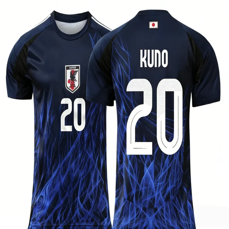 Camiseta de Casal Estampada de Alta Qualidade e Respirável, Manga Curta, Estilo Streetwear, Futebol, Moda Masculina, Nova Coleção 2026, para Família e Crianças