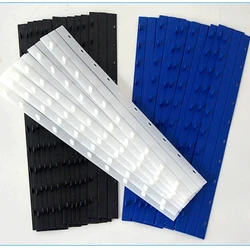 Bandes de Reliure en Plastique Noir et Bleu, 3-35mm(20-325 Feuilles), 10 Trous, Peigne A4, Fournisseurs de Machines, 10 Pièces