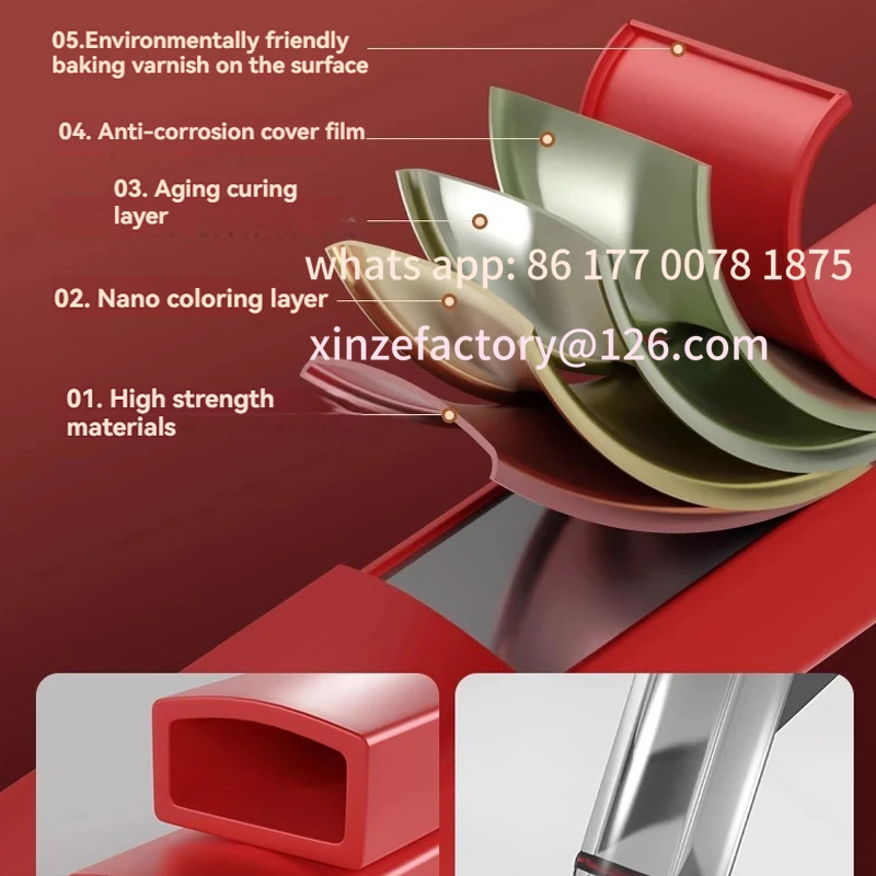 Customizable Ladder, Household Folding Ladder, Extendable and Thickened Material, Indoor Climbing Ladder, Multifunctional Flower