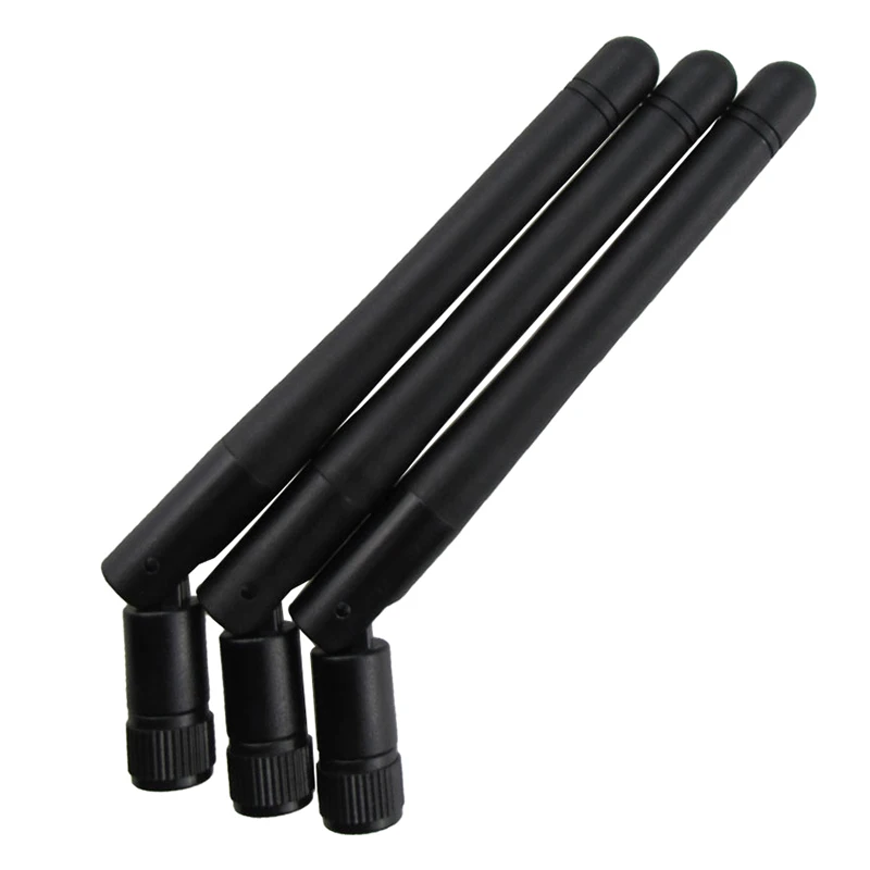 2 Pcs Dual Band WIFI Antenna 10dBi 2.4G 5G 5.8G SMA Male Amplifier WLAN Router Singal Booster For Wireless Transmitter Receiver