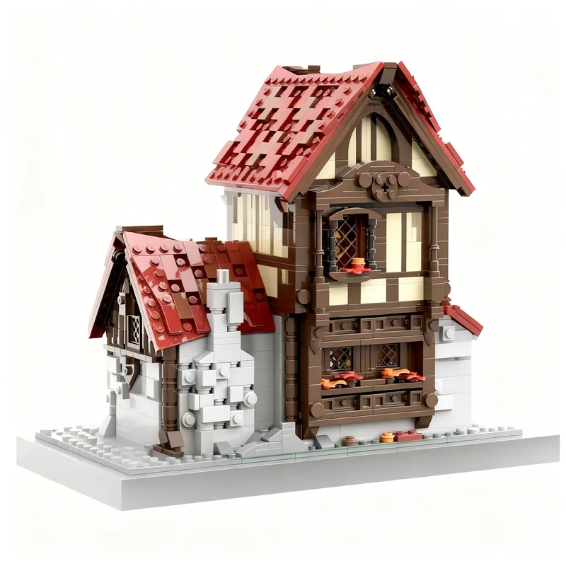 2006피스 MOC 중세 판타지 베이커리 - 모듈형 성 - Art Craft Bakery 리뷰 및 가격