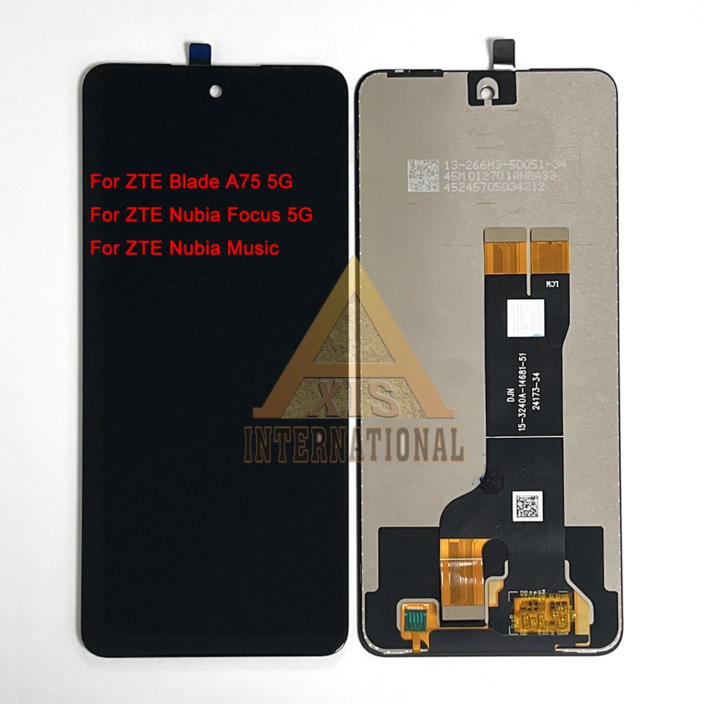 Original For ZTE Blade A35 5G LCD A55 5G Z2450 Display Screen +Touch Panel Digitizer For ZTE Blade A75 5G/ A75 4G