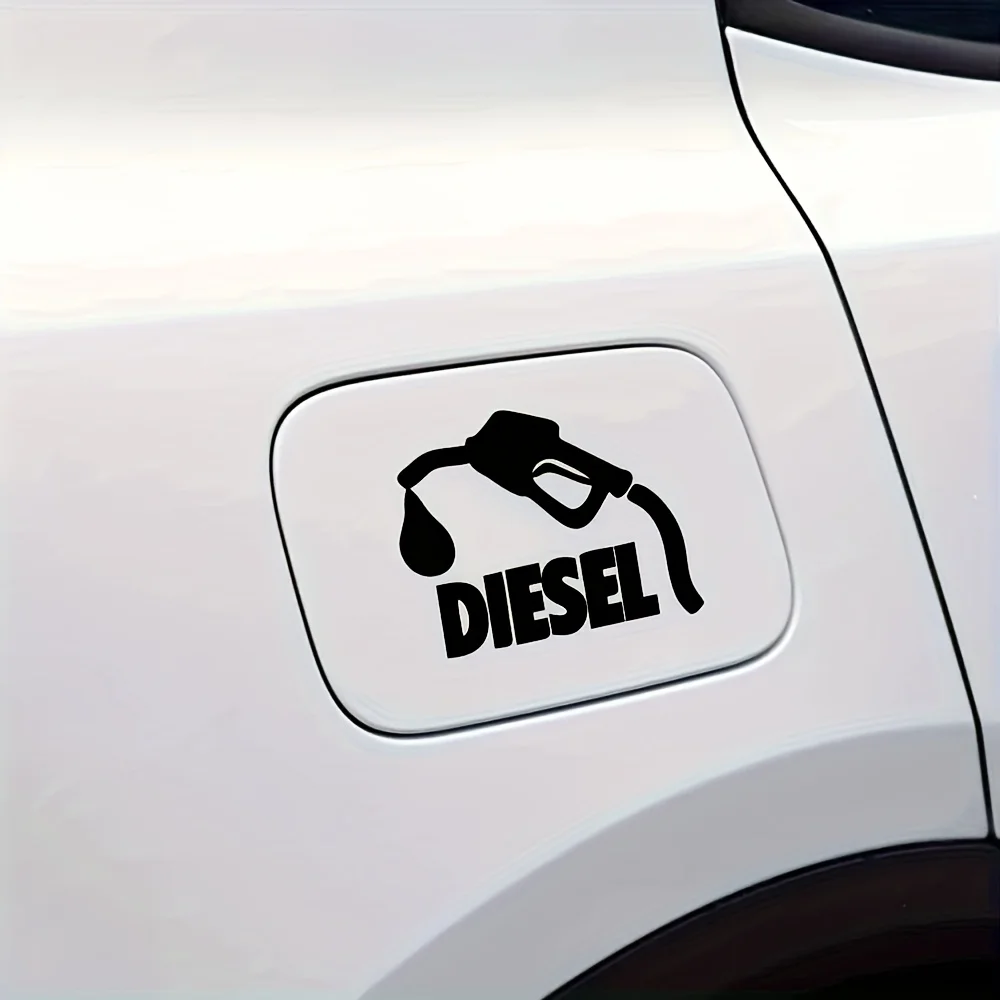 1PC Adorable Diesel Cartoon Sticker - High-Quality Vinyl Waterproof Decal for Cars, Water Bottles & Laptops - Auto-Themed Decor
