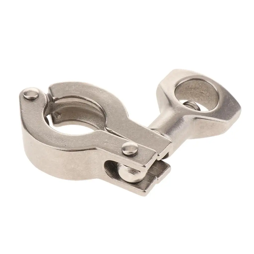 Stainless Steel Sanitary Clamp for Sight Glass Tower Clip Ferrule Base