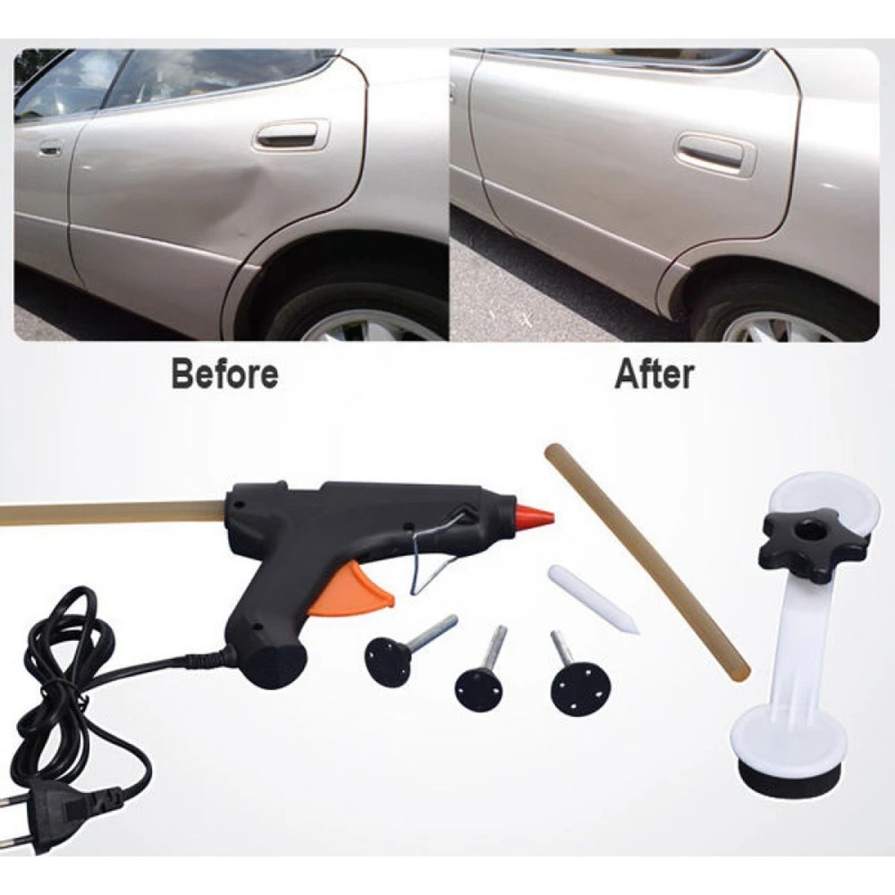 

9Pcs Auto Body Dent Ding Paintless Repair Removal Car Care Tool Set EU 110-240V