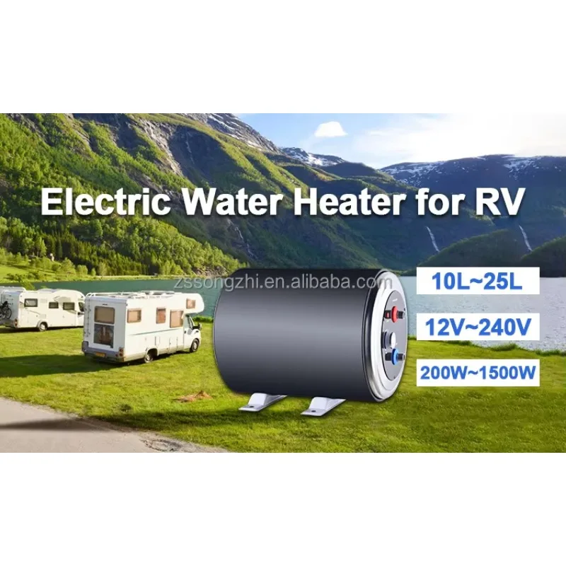 12V  200W Electric Water Heater Tank 10L Stainless Steel Housing Battery-Powered for Cars RV Outdoor Household Hotel Use view 5