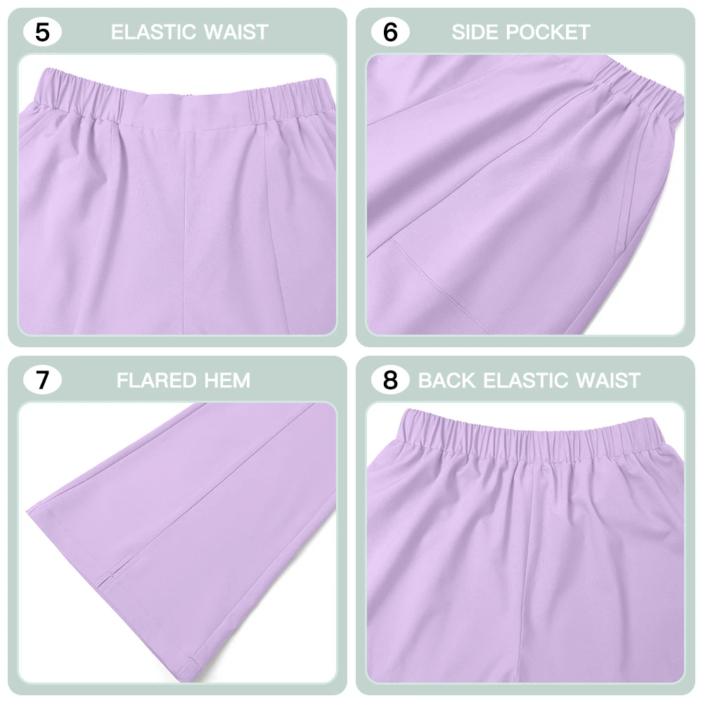 High-quality Stylish Beauty Uniform Medical Veterinary Dentistry Work Clothes Nurse Scrub Set Pet Clinic Women Clinical Workwear view 5
