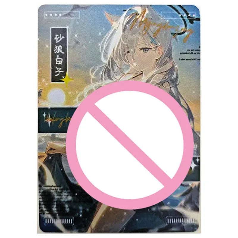 Anime Goddess Story Seltene Geprägte Sammelkarten Sunaookami Shiroko Elysia Jean Bart Furina Fern Spielzeug für Jungen Geburtstagsgeschenk