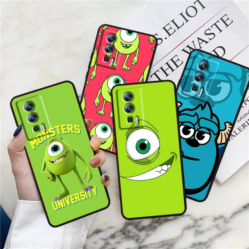 

Monsters Disney Inc Cartoon For Xiaomi Redmi 9A 9C 9AT 10C 9 9T 10 12C 13C A3 12 K60 A1 K50 K40 5G Black Cover Phone Case