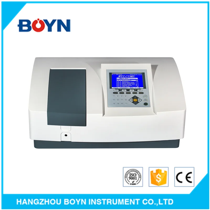 UV1800 Lab high quality large capacity digital highlighted LCD display uv-vis spectrophotometer with high-performance grating