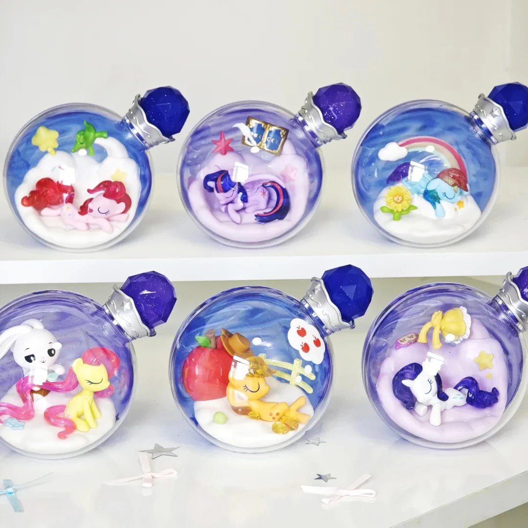 

new My Little Pony v2 Dream Magic Bottle Series Blind Box Fluttershy Twilight Sparkle Pinkie Pie Collect Toy Girls birthday gift