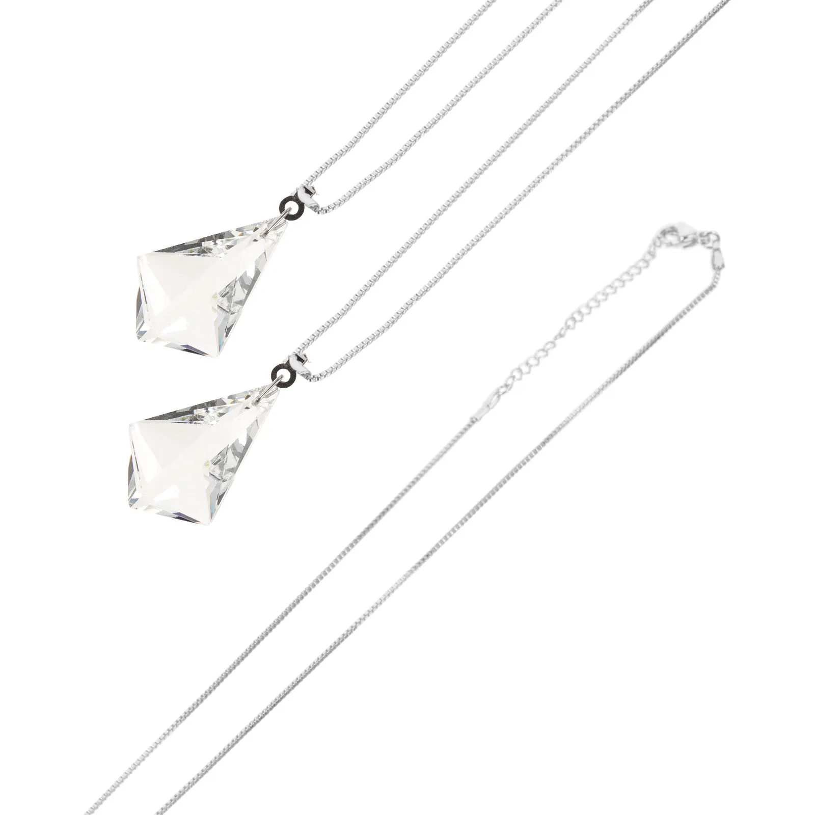 

2 Pcs Chain Transparent Pearl Pendant Light Fittings Ceilings Lamp Pulling Chains