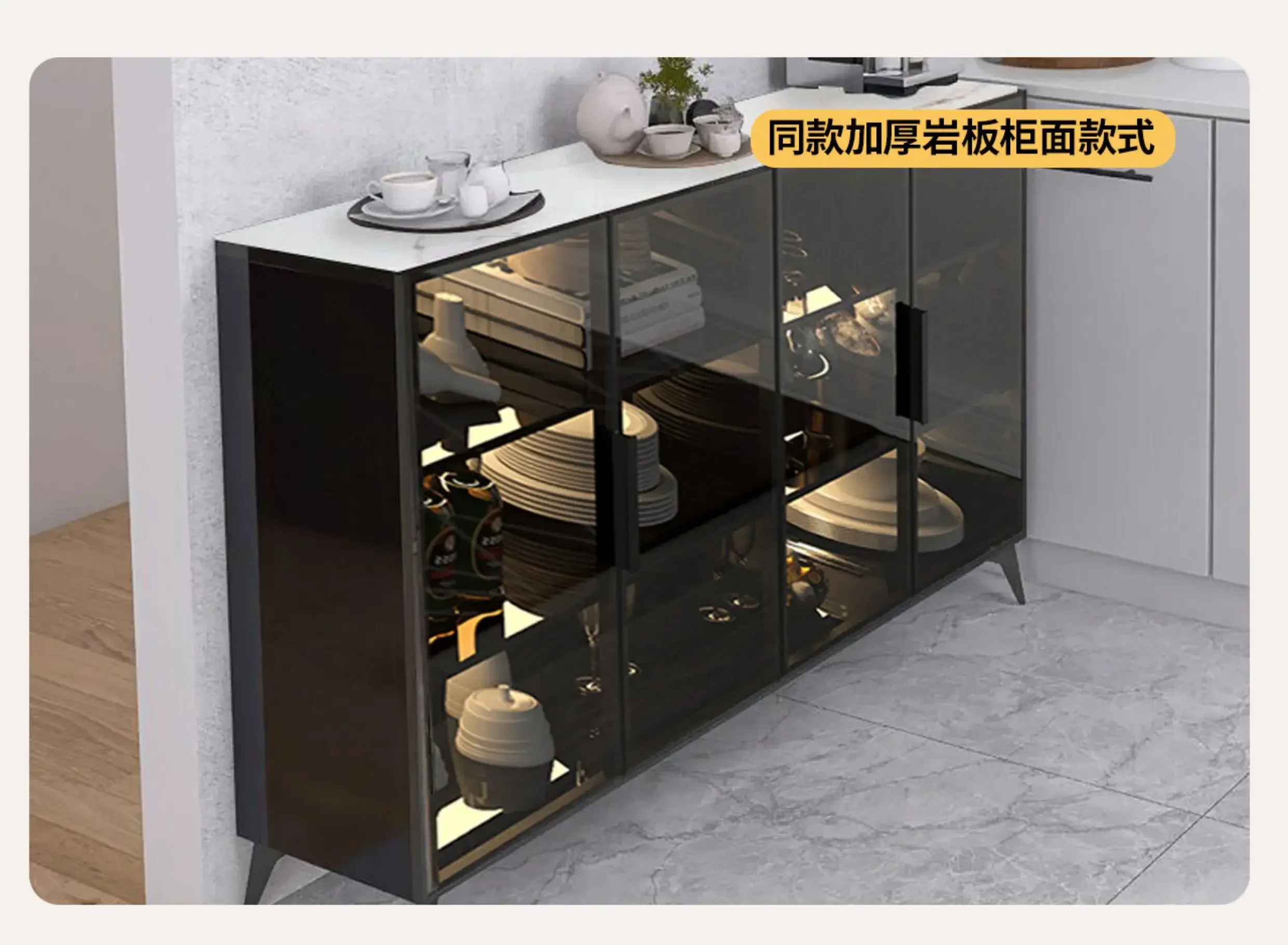 Dustproof Luxury Living Room Cabinets Classic Wooden Display Living Room Cabinets Modern Narrow Meuble Rangement Furniture