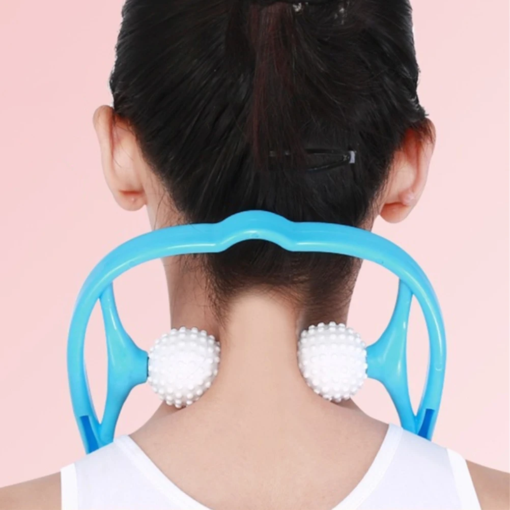 

2Pcs Cervical Spine Massager, Handheld Neck Massager Roller for Deep Tissue Relaxation and Muscle Relief