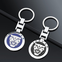 Car Emblem Keychain Metal Key Ring Accessories For Jaguar X S F XF XE XJ XK XEL XFL XJL XJ6 XJS XKR XFR F-Type F-Pace