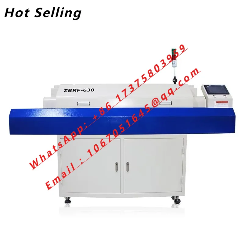 ZhengBang ZB630RF Lead Free Reflow Oven 6 Warm Zone PCB Reflow Soldering Machine for PCB Making Machine