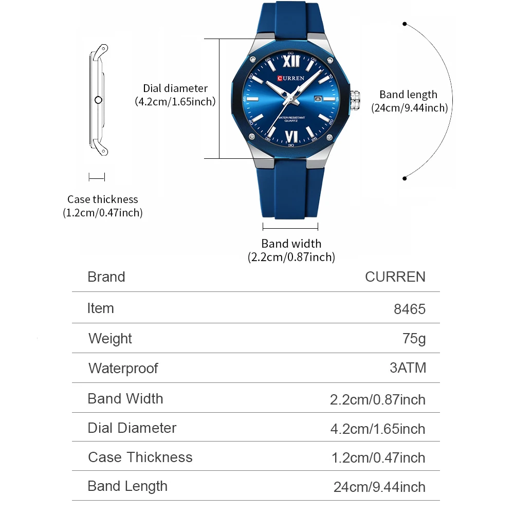 Simple Luxury Men's Quartz Wristwatch with Silicone Strap