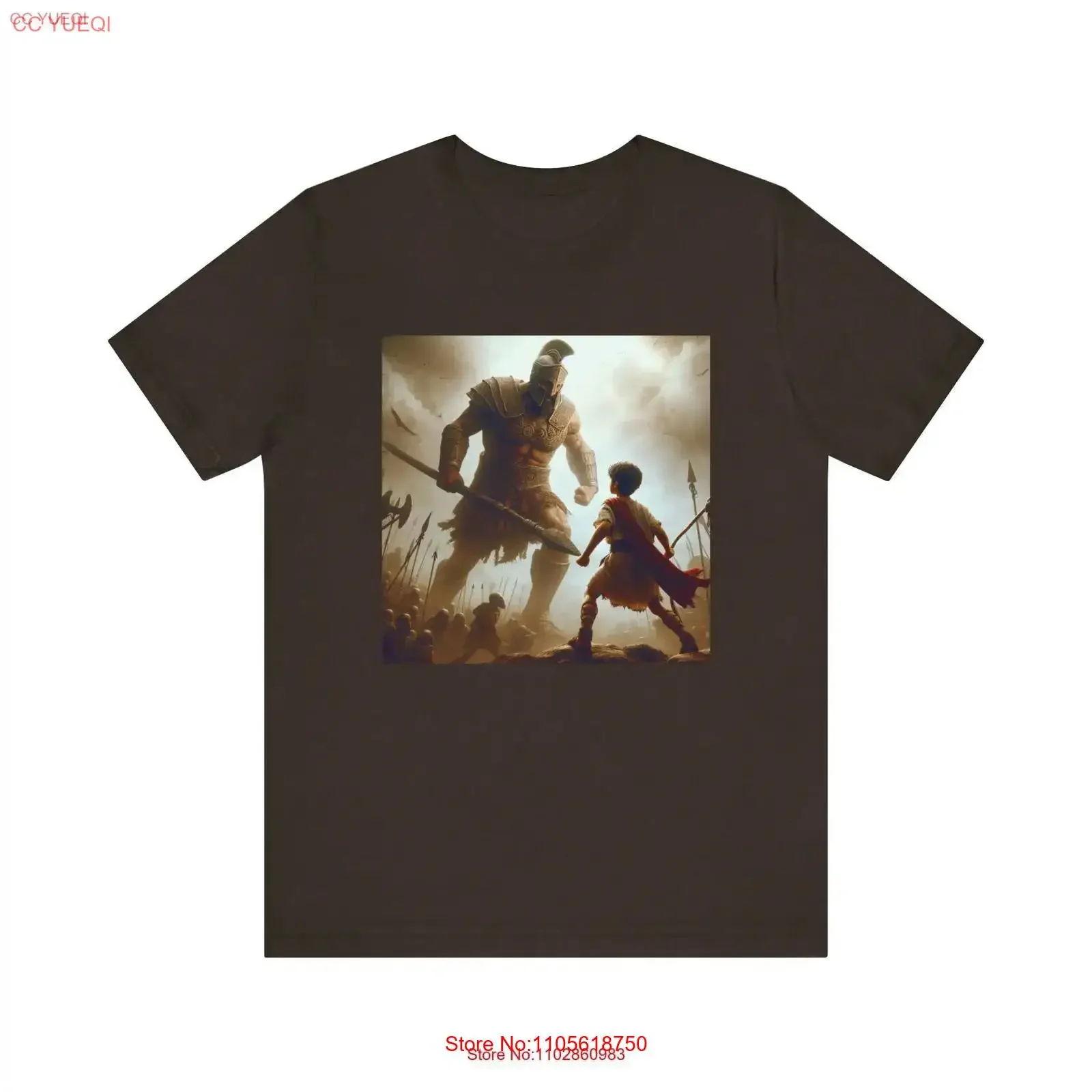 David and Goliath Jersey T Shirt vintage Washed fashion Stylish Casual Comfortable streetwear Top For Everyday Wear Soft Unisex