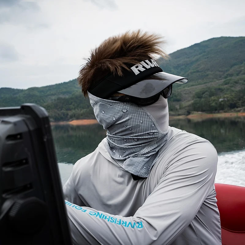 

Sunscreen Fishing Cycling Mask Breathable Ice Silk Face Scarf Men Women Outdoor Sports Fishing Hiking Cooling Mask Dustproof