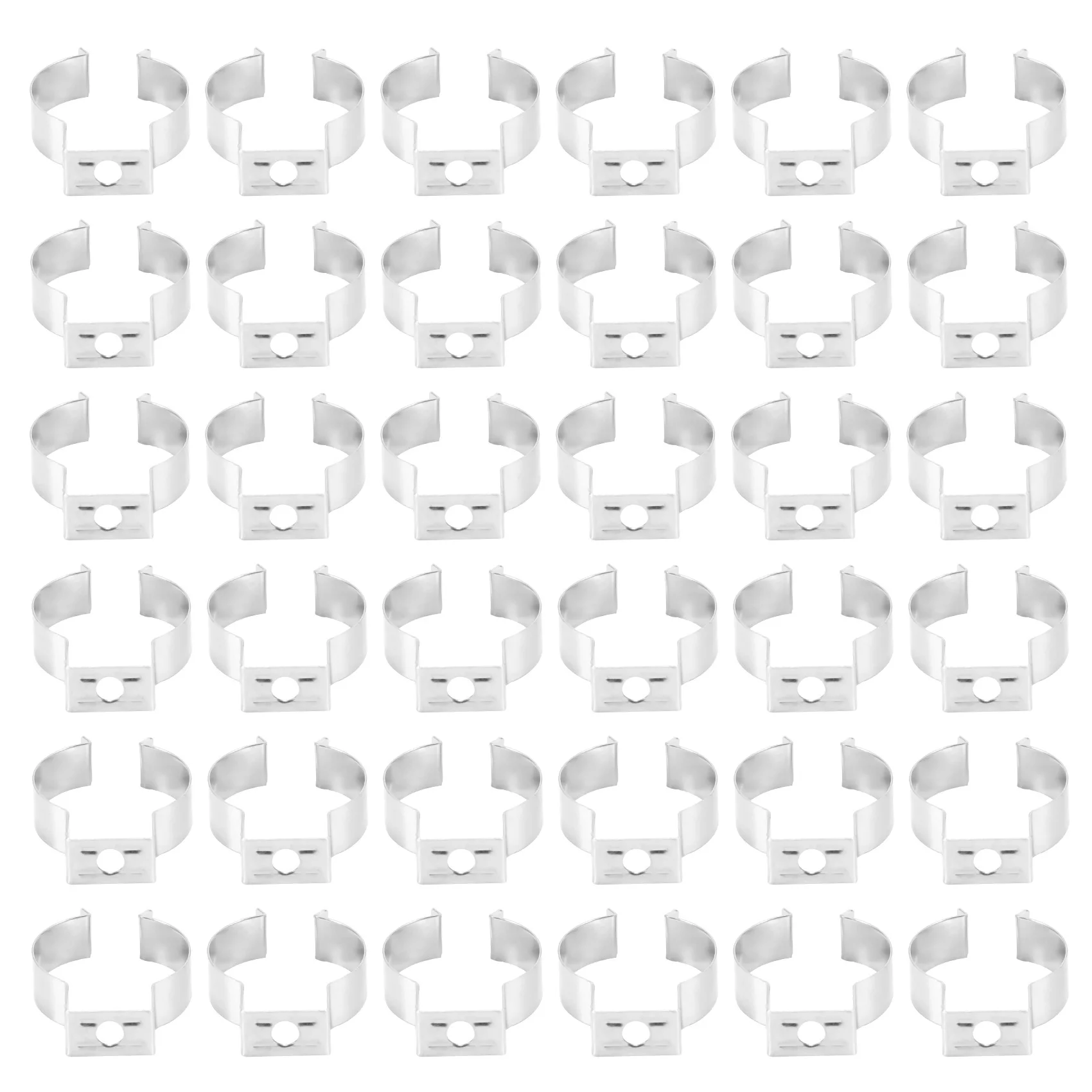 

120Pcs T8 LED Light Bulbs U Clips Holder Fluorescent Tube Lamp Bracket-AT36