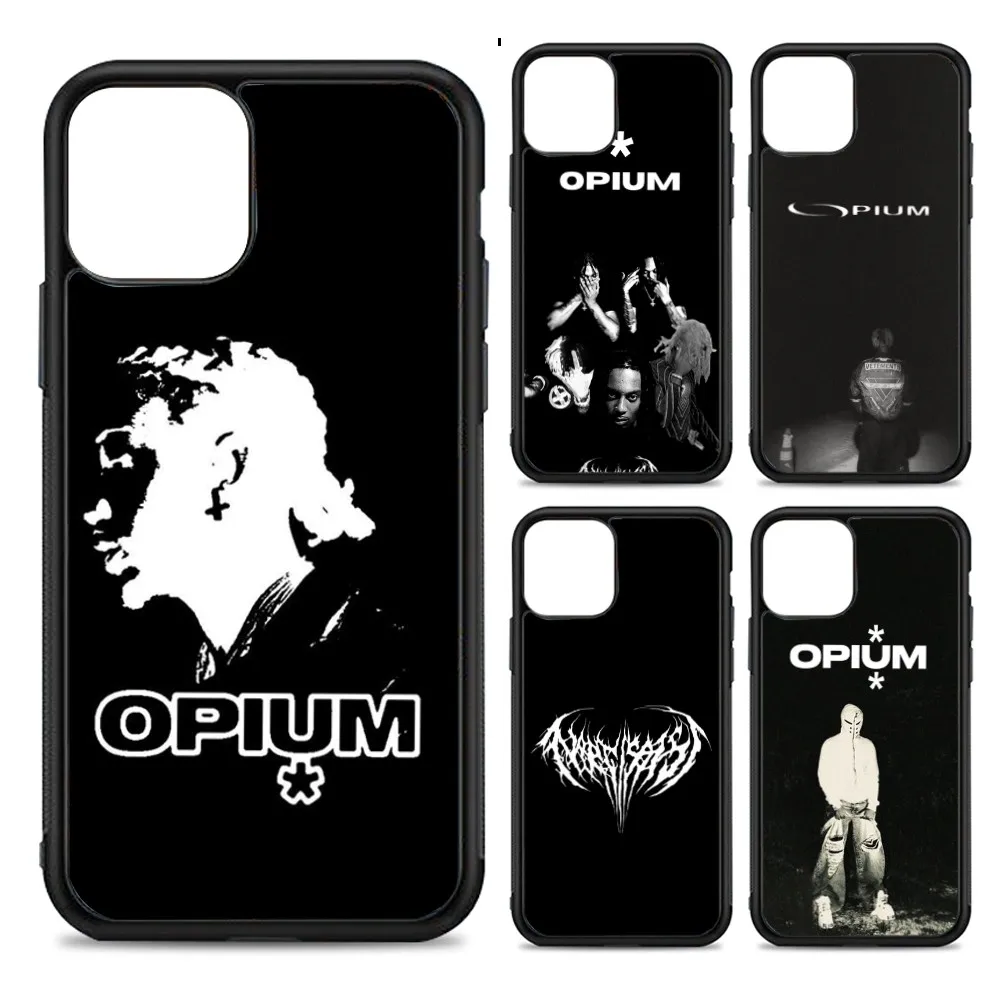 

Narcissist Opium Carti K-Ken C-Carson Phone Case Silicone PC+TPU For For IPhone 11 12 13 14 15 16 Plus Pro Max Cover