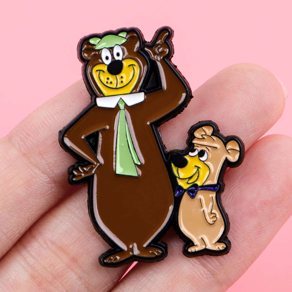 Pin Enamel Beruang Lucu Lencan - Embroidery Illustration ulasan dan harga