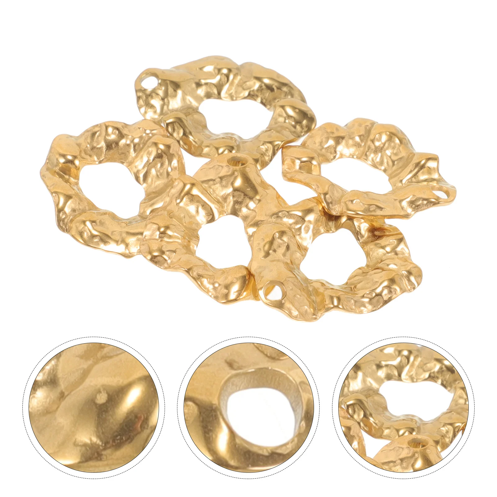 

5Pcs Waterdrop Shape Charms Creative Design DIY Earrings Pendants Jewelry Making Supplies Accessories Decorative Earring Charms