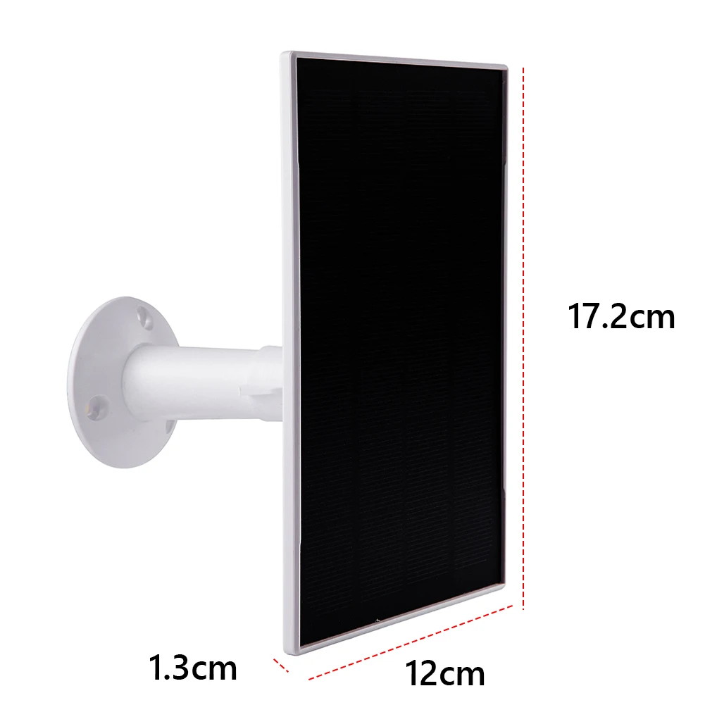 3W 6V Solar Panel Kit 360° Adjustable Wall Mount Solar Panel Charger 9.8Ft Charging Cable Solar Cells for Ring Eufy Blink Arlo view 6