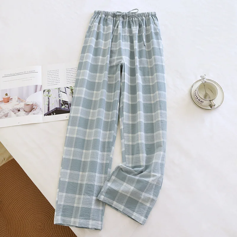 Neue Stil Heißer Verkauf Gewaschene Baumwolle Plaid Pyjama Hosen Für Erwachsene Von Einrichtungs Baumwolle Hosen Baumwolle Pyjamas Männer Schlaf Bottoms