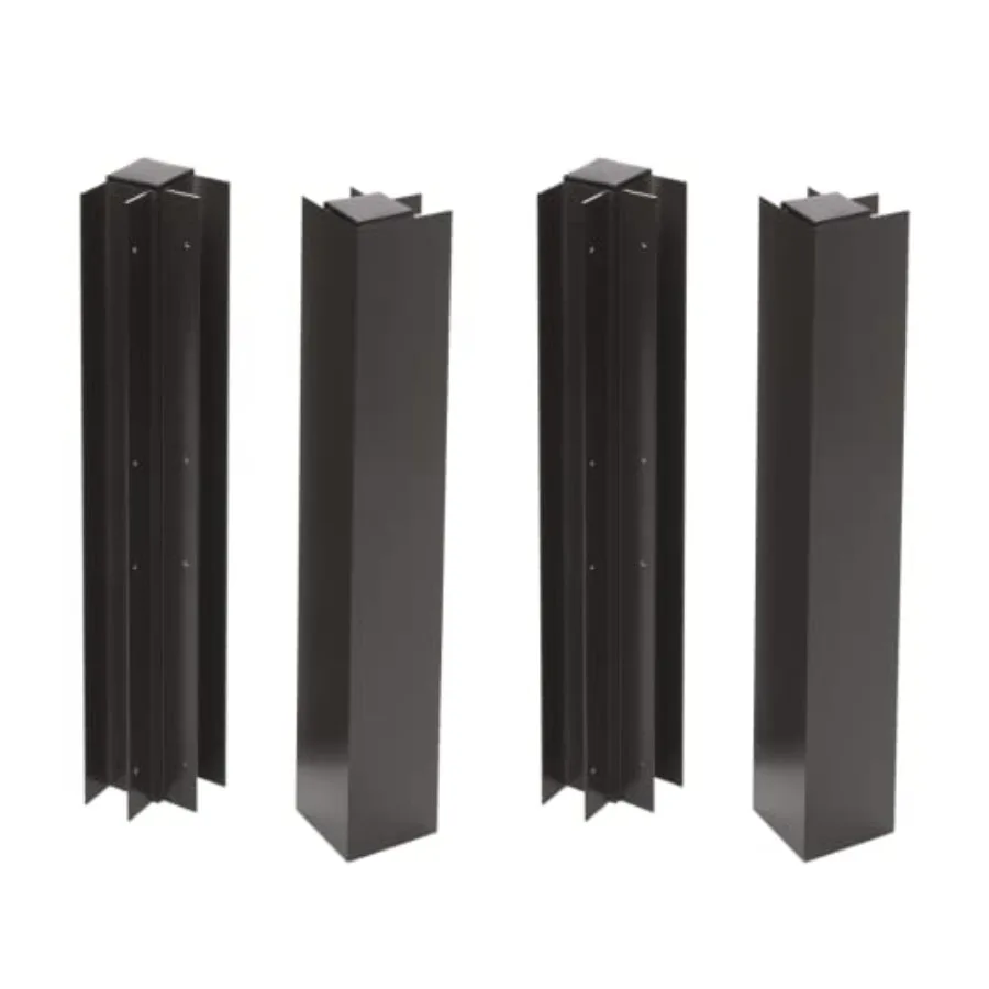 Raised Garden Bed Lifetime Corner Sturdy Rustproof Aluminum DIY Planter Box Corners with Screws and Plastic Cap 24