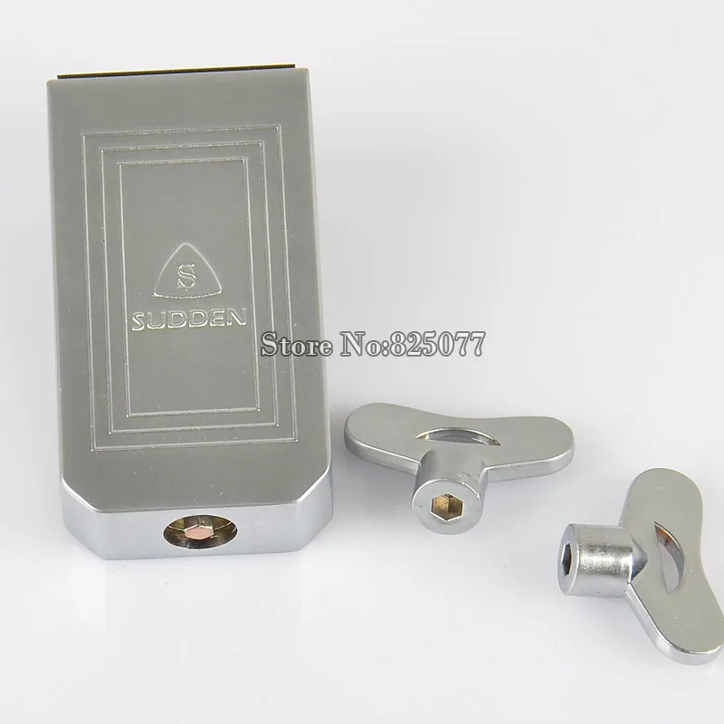 1PCS Solid Zinc Alloy Sliding Door Window Locks Adjustable Latch Security Anti-theft Prevent Child Open Window Safety Limit Lock