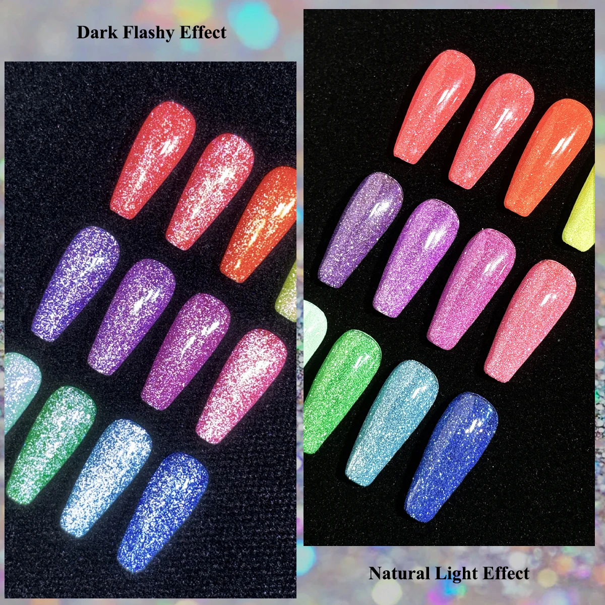Faandin 10st/set 7ml*10 flessen combo-pakket, fijne glitter diamantgel nagellak, dikker aanbrengen voor betere resultaten, stralend helder onder licht, een zeer modieuze en populaire nagellakgel, volledige kleur, sterk en langdurig, gemakkelijk te verwijderen nagellak voor mama, UV-partij, uv-lampje, een noodzakelijk te verstop met een noodzakelijk gevoel voor een middelbare resultaten, uv-inst