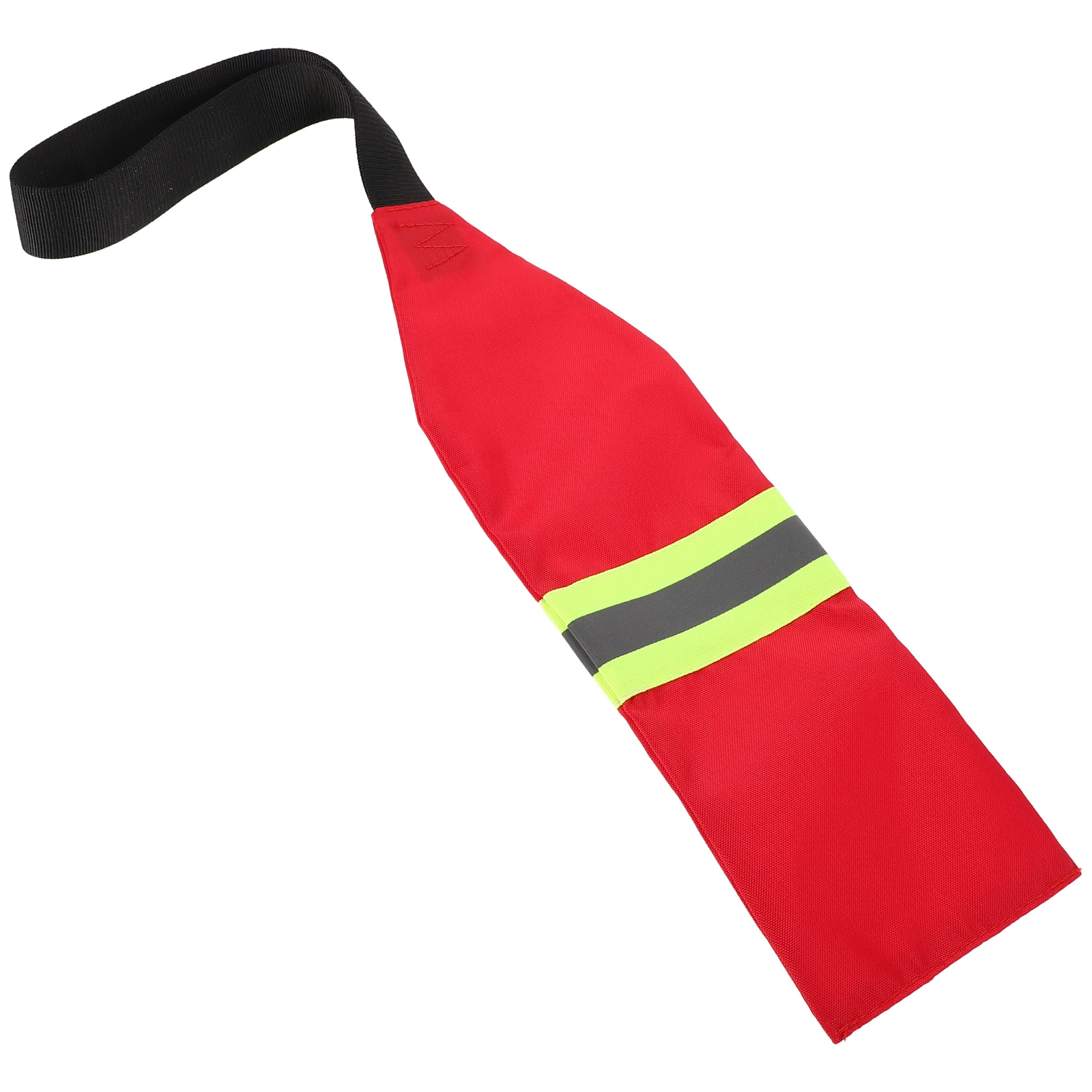 

1pc Kayak Flag Bright Colors Reflective Material Durable Oxford Cloth Easy Installation Versatile Use Trailer Reflectors