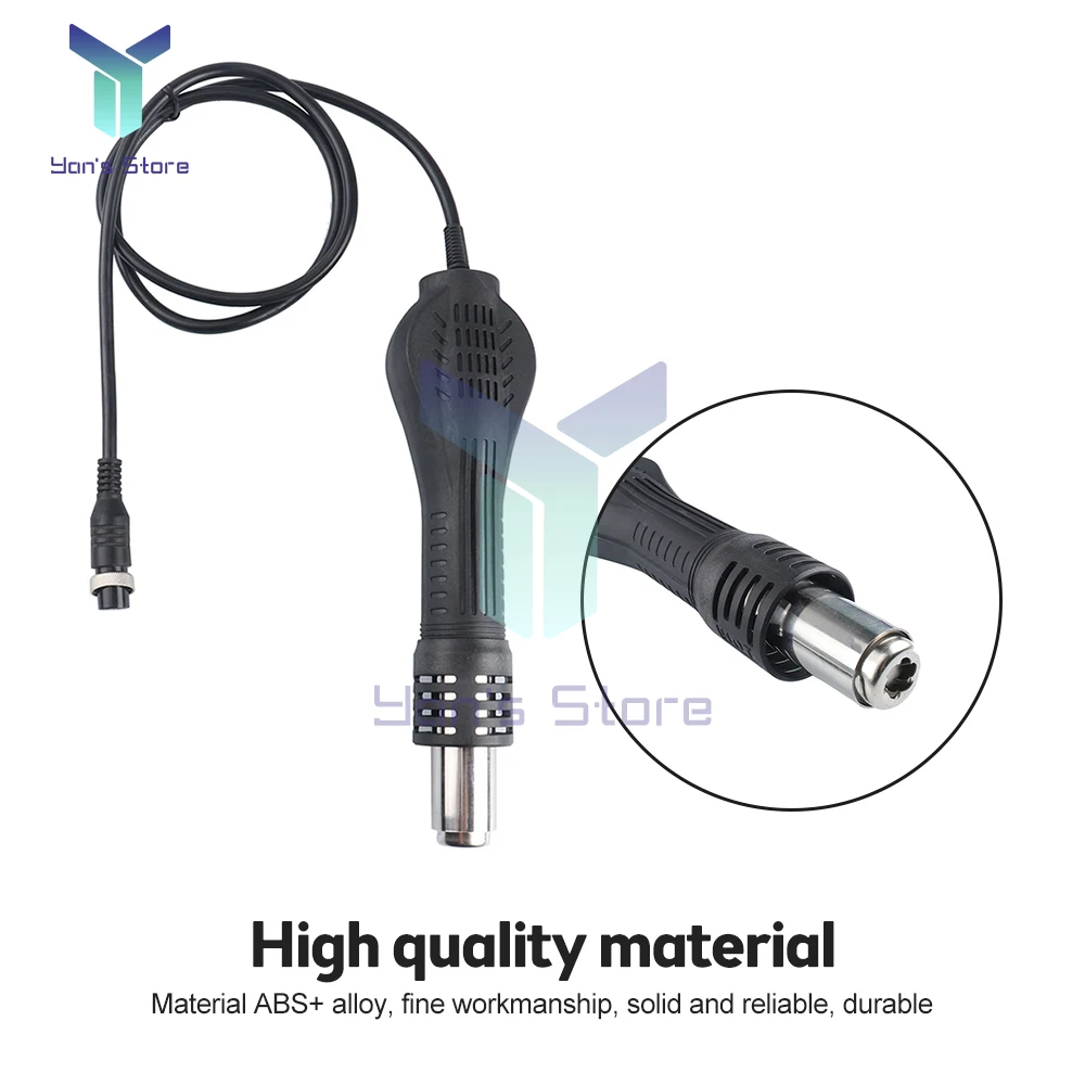 8-Hole Hot Air Gun Handle Is Suitable For 858 878 858D 878A BGA Rework Welding Gun Special Hot Air Gun 12V 24V